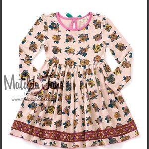 Matilda Jane Multicolored Long Sleeve Enchanted Garden Dress